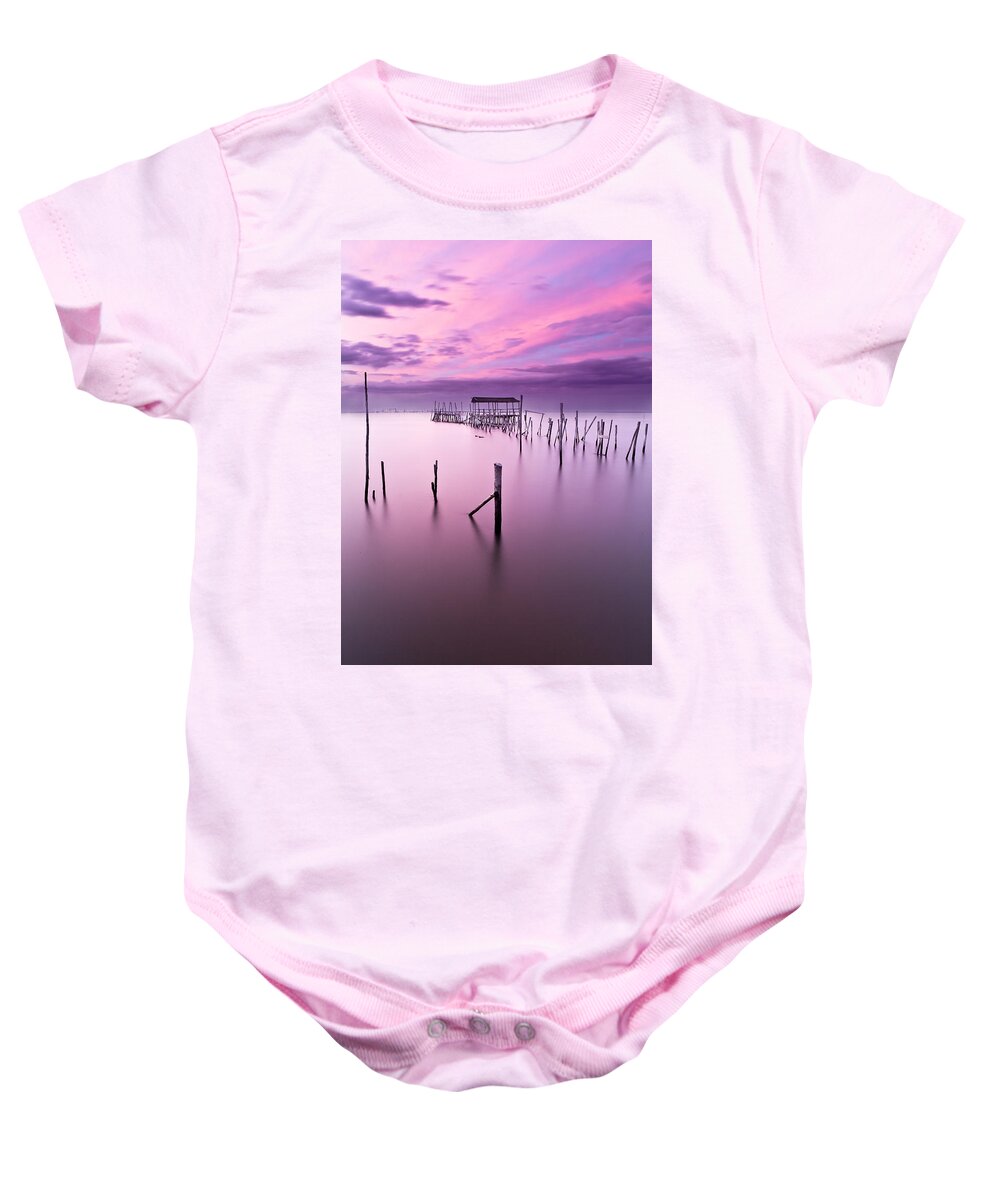 Water Baby Onesie featuring the photograph Abandoned by Jorge Maia