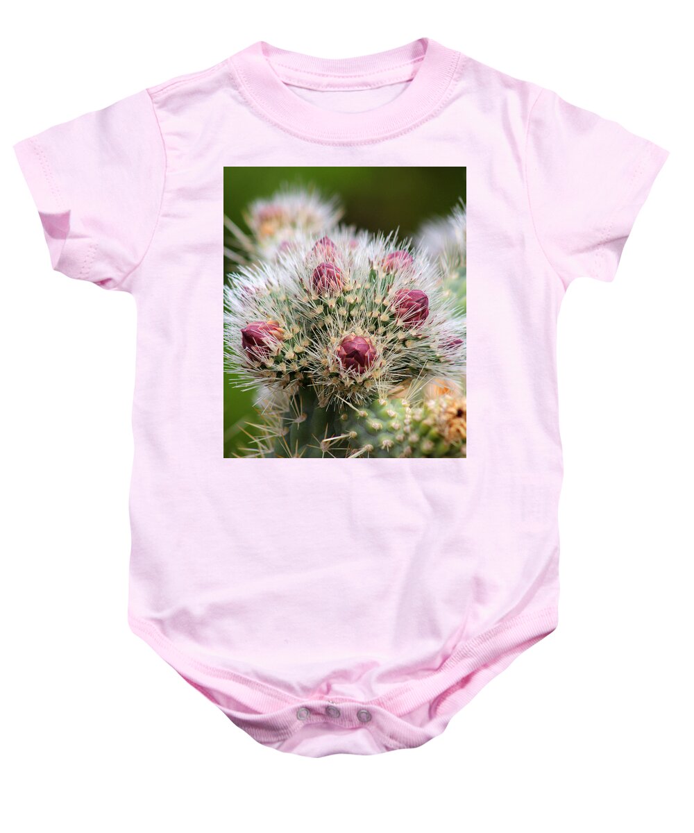 Cactus Baby Onesie featuring the photograph Almost by Tammy Espino