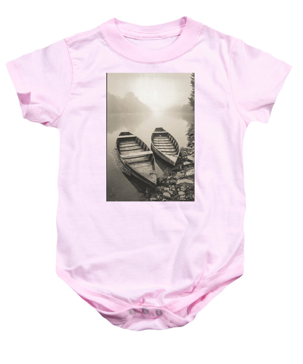 France Baby Onesie featuring the photograph Beynac Boats by Matthew Pace