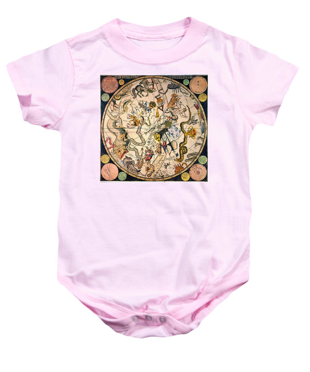 1790 Baby Onesie featuring the photograph Celestial Hemisphere, 1790 by Granger