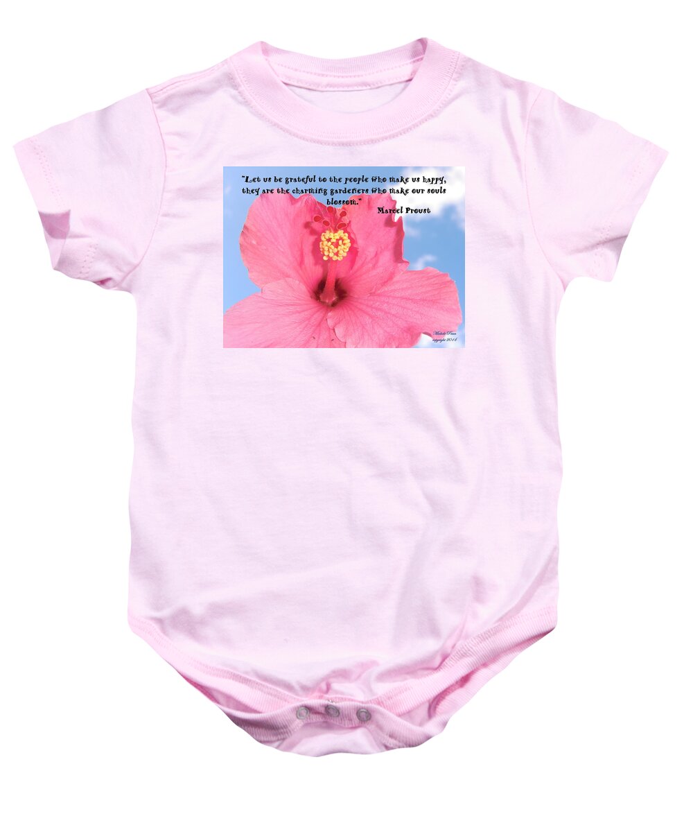 Happiness Baby Onesie featuring the photograph Choose your Quote Choose your Picture 4 by Michele Penn