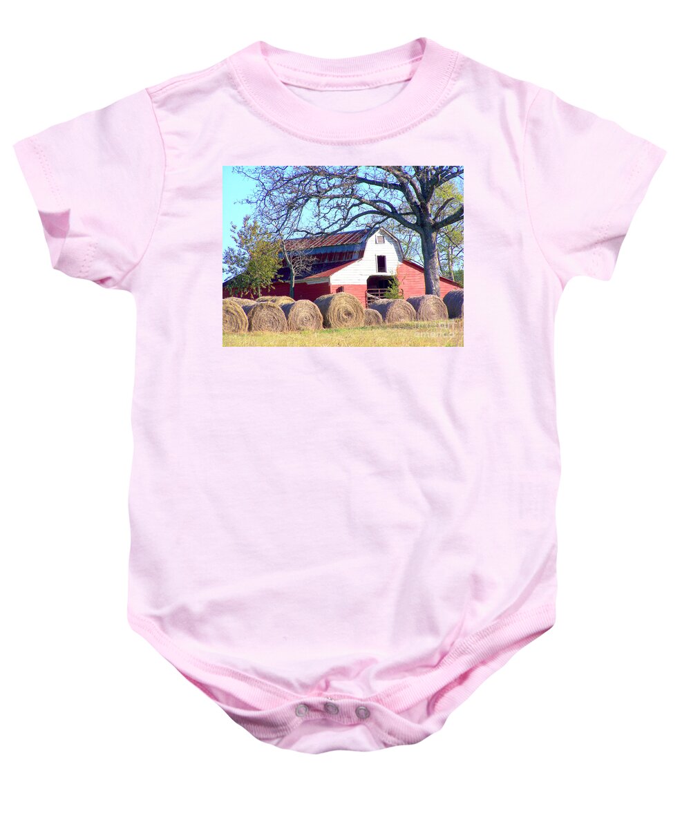 Country Life Baby Onesie featuring the photograph Country Life by Kathy White