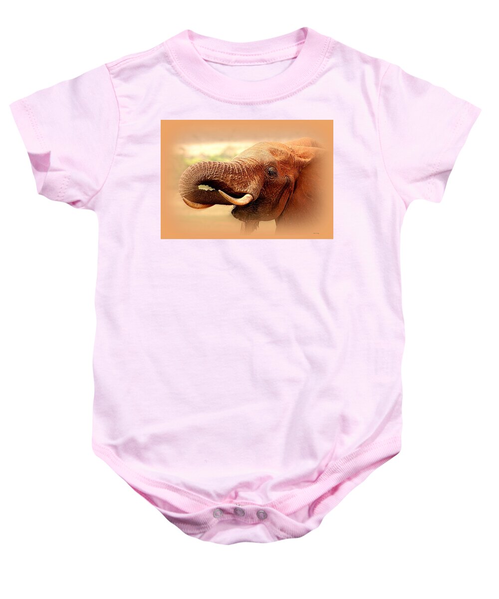 Elephant Baby Onesie featuring the photograph Extinction Is Forever by Sue Long