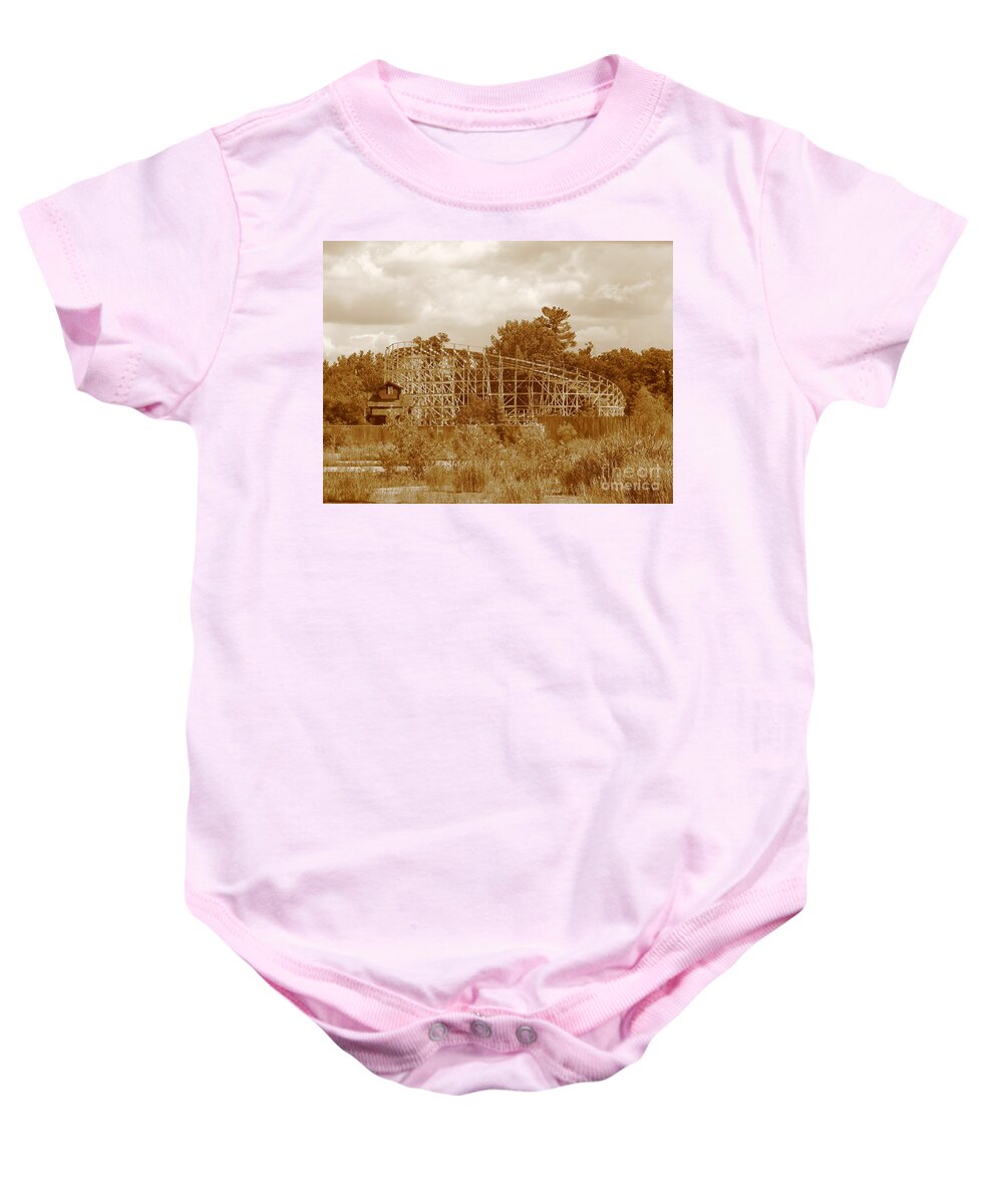 Geauga Lake Baby Onesie featuring the photograph Geauga Lake 2 by Michael Krek