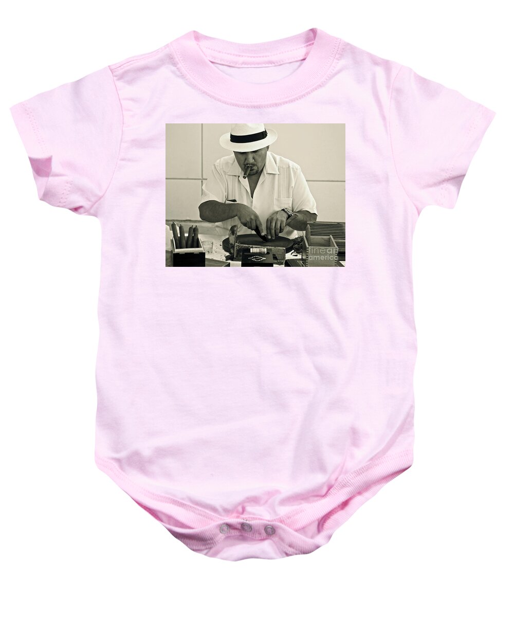 Cigar Baby Onesie featuring the photograph Have A Cigar by Gwyn Newcombe