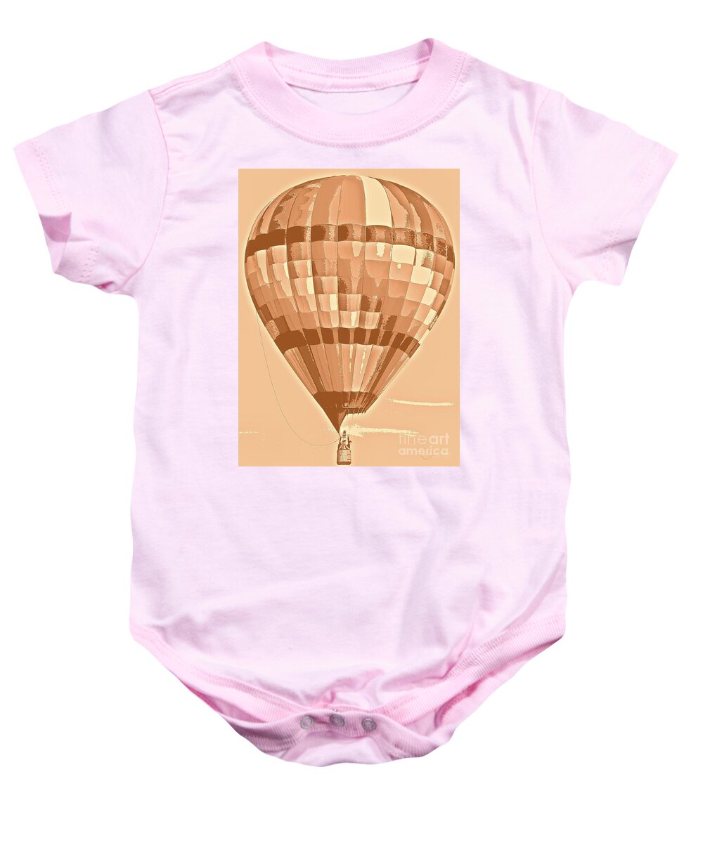 Hot Air Balloon Baby Onesie featuring the photograph Hot Air #8 by Robert ONeil