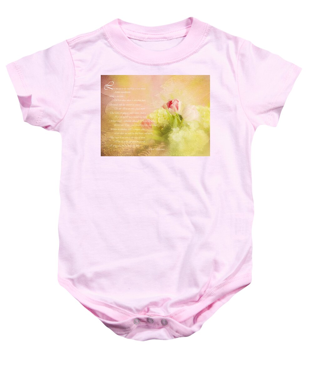 Valentine Baby Onesie featuring the photograph Love by Theresa Tahara