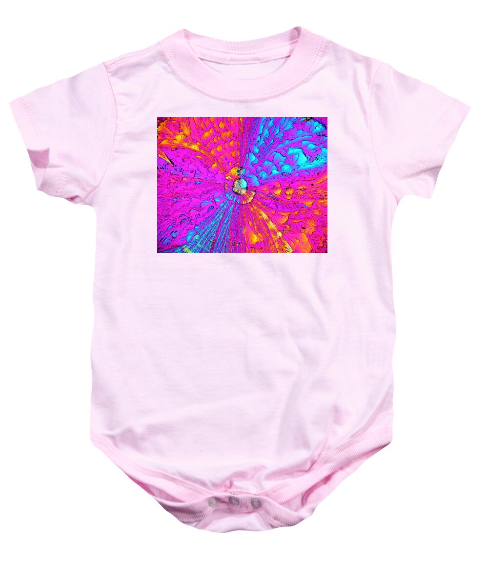 Crystals Baby Onesie featuring the photograph Moonlight Mile by Hodges Jeffery