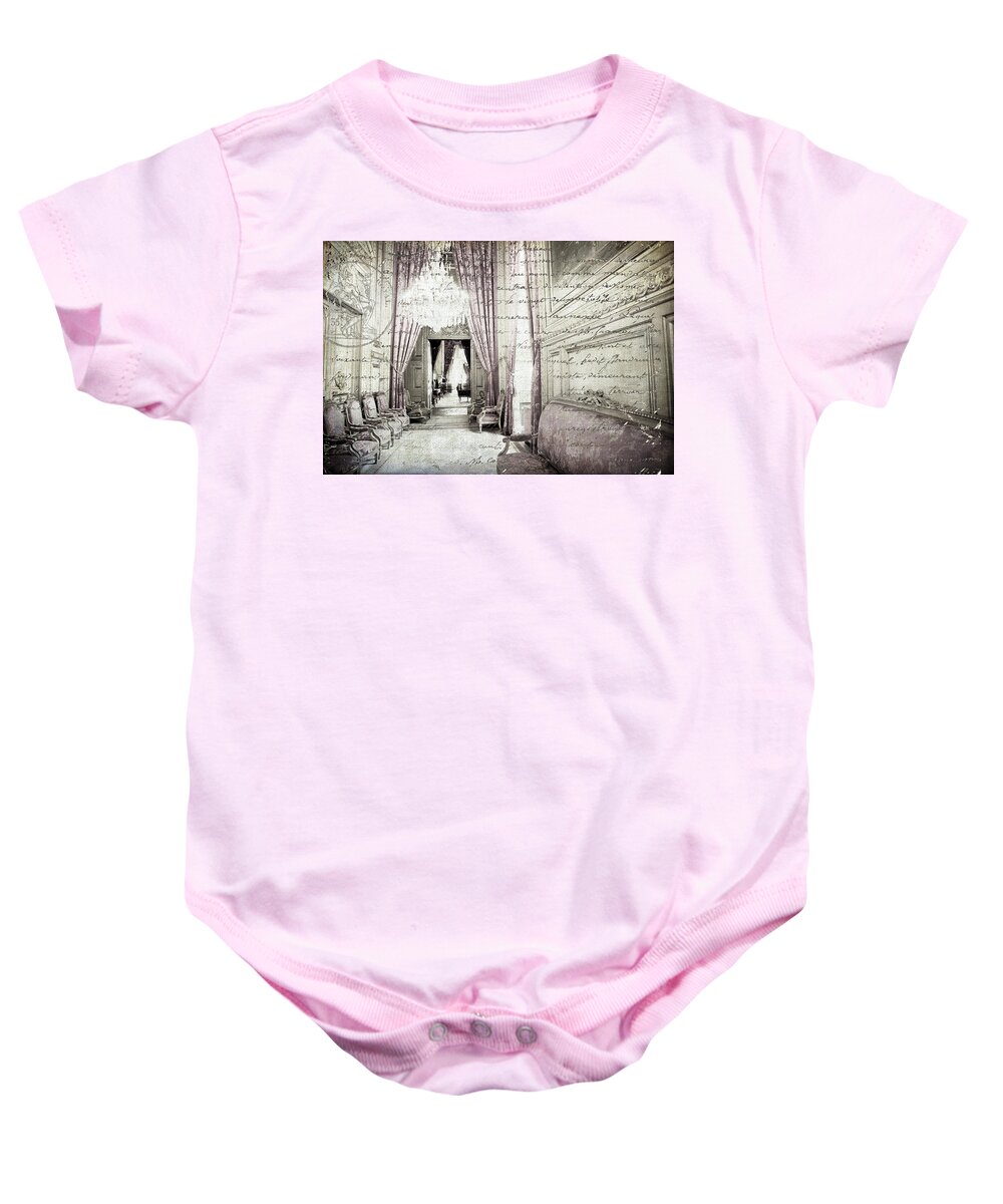 Evie Carrier Baby Onesie featuring the photograph Paris  I Wish I Had Stayed by Evie Carrier