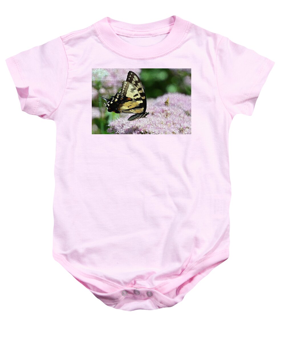 Butterfly Baby Onesie featuring the photograph Side Line 2 by Judy Wolinsky