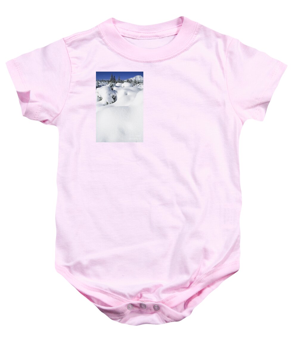 Snow Baby Onesie featuring the photograph Snowy Landscape by Richard and Ellen Thane