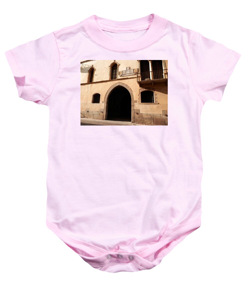 Arch Baby Onesie featuring the photograph The Arch by Pema Hou