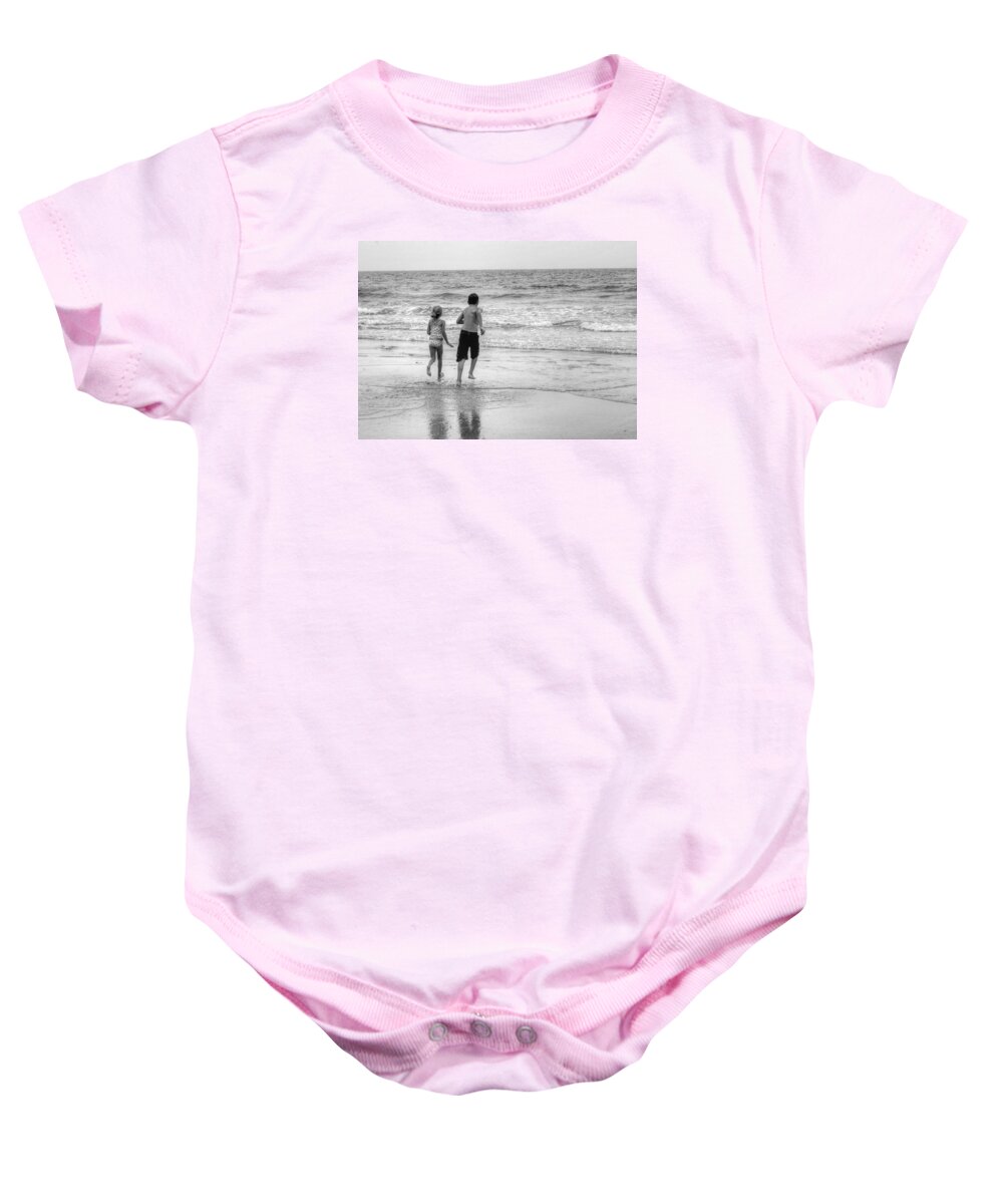 California Baby Onesie featuring the photograph The Last Wave by Bill Hamilton