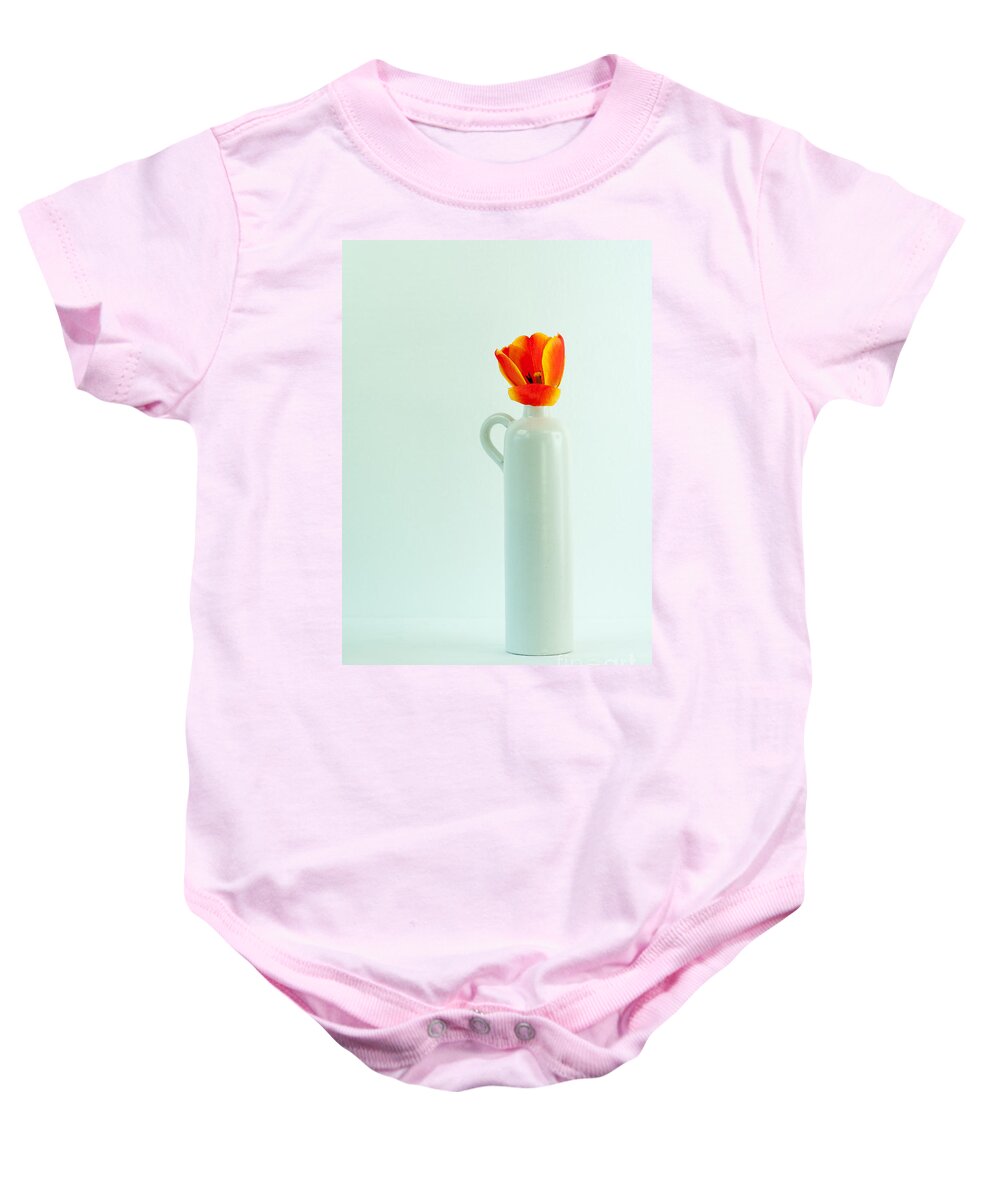 Tulip Baby Onesie featuring the photograph Tulip by Torbjorn Swenelius