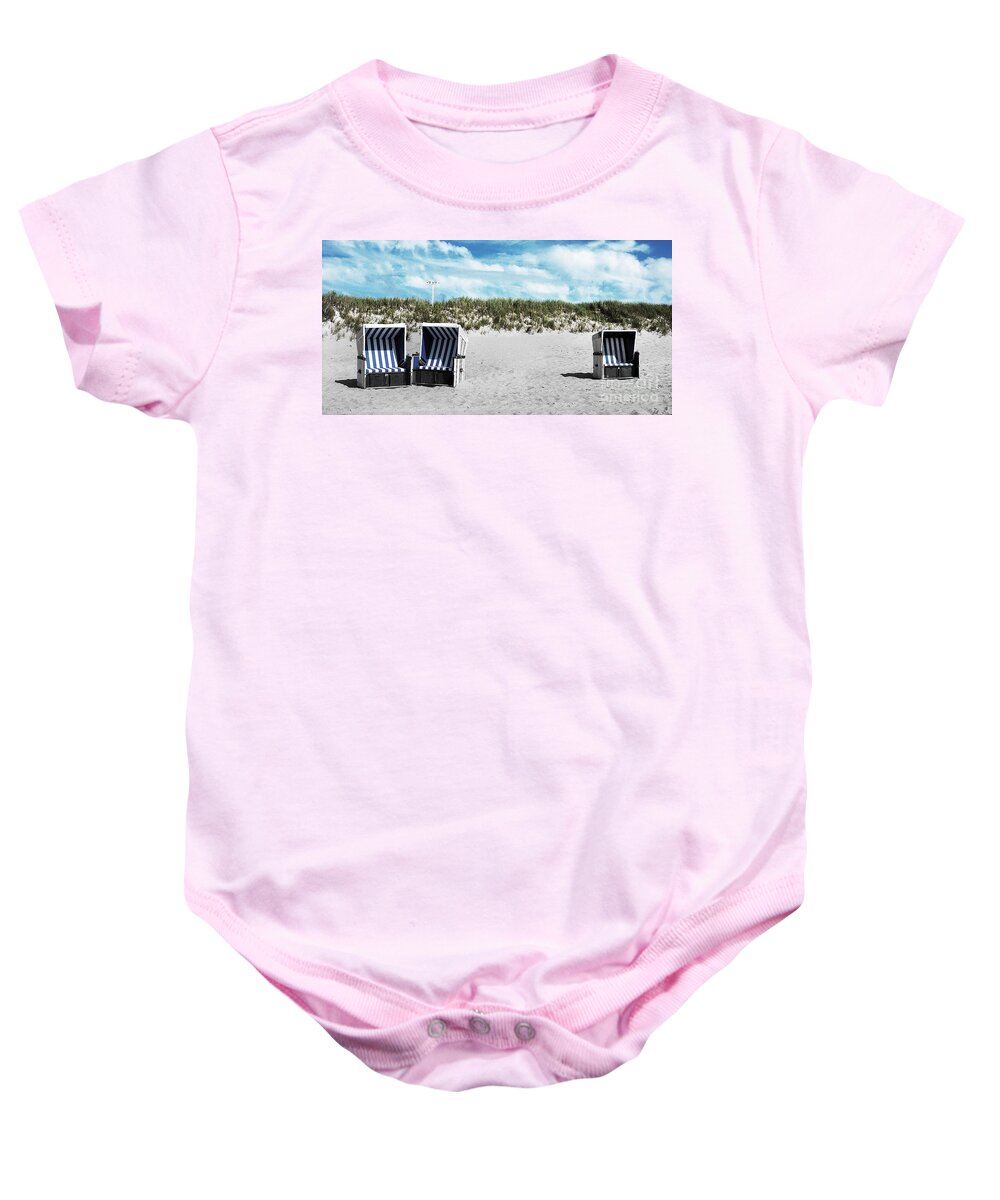 Beach Baby Onesie featuring the photograph You And Me And ... by Hannes Cmarits