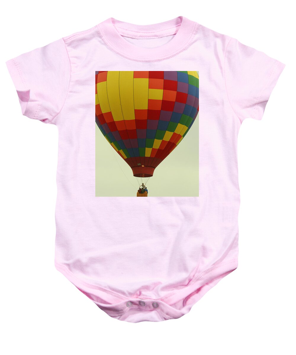Balloon Baby Onesie featuring the photograph Balloon Ride by Daniel Reed