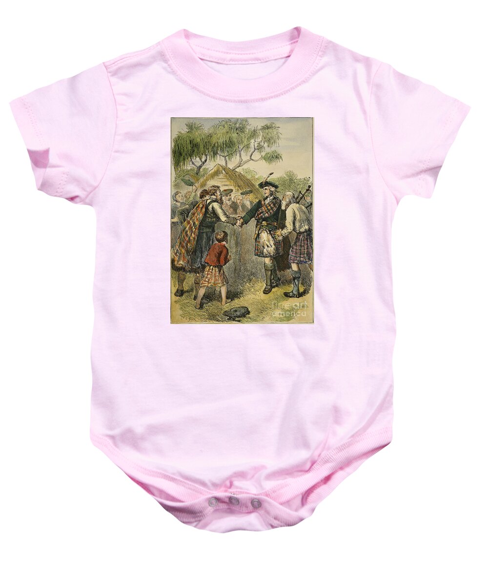 1736 Baby Onesie featuring the photograph Oglethorpe Visiting Colony by Granger