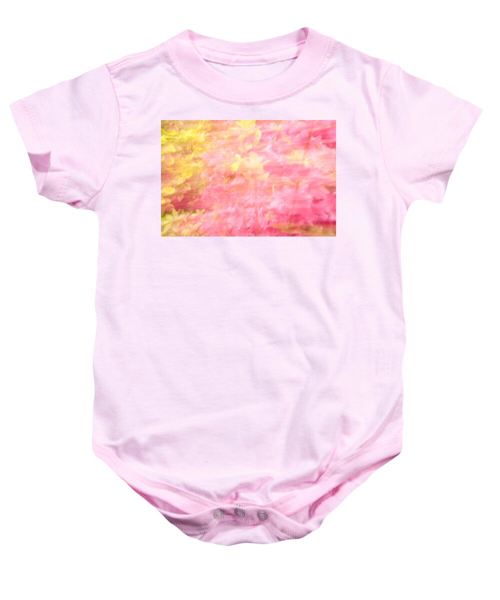 Flowers Baby Onesie featuring the photograph Thru the Breeze by Karol Livote