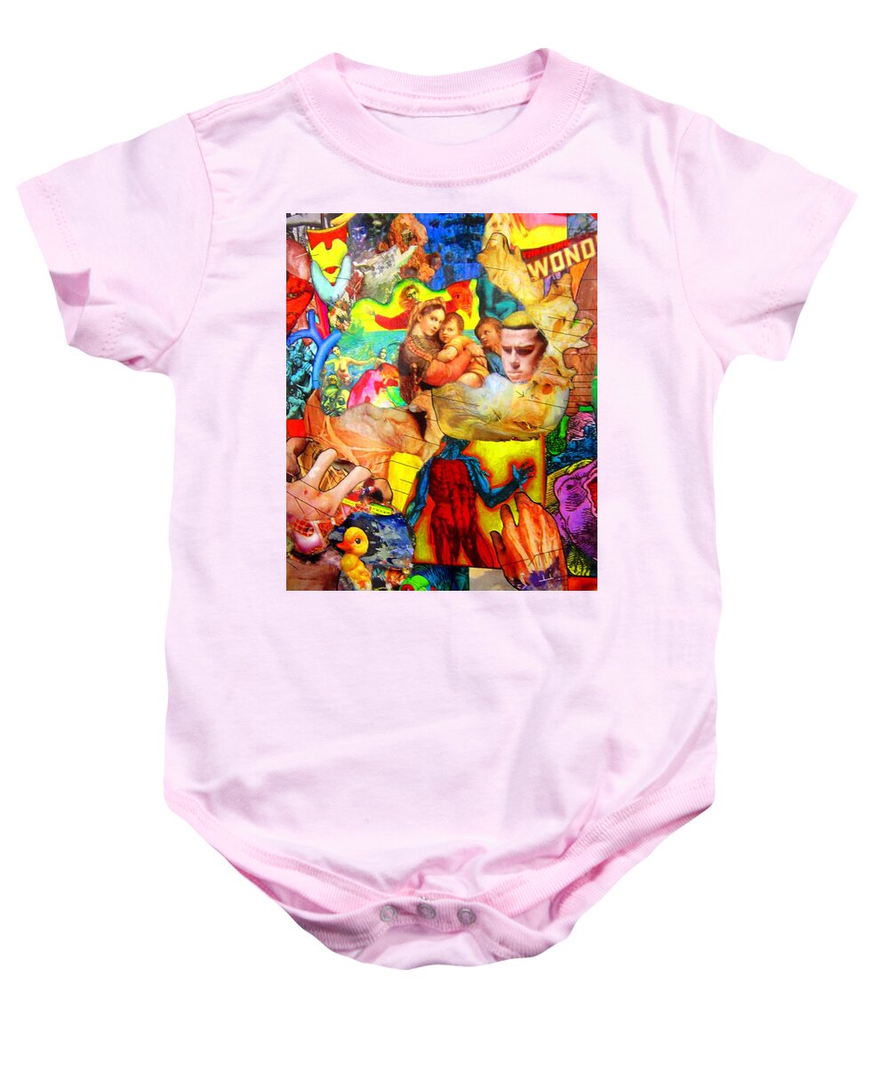  Baby Onesie featuring the painting Flesh Detail 2 by Steve Fields