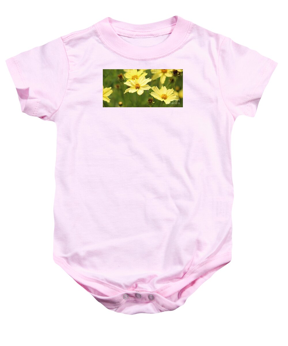 Yellow Baby Onesie featuring the photograph Nature's Beauty 67 by Deena Withycombe