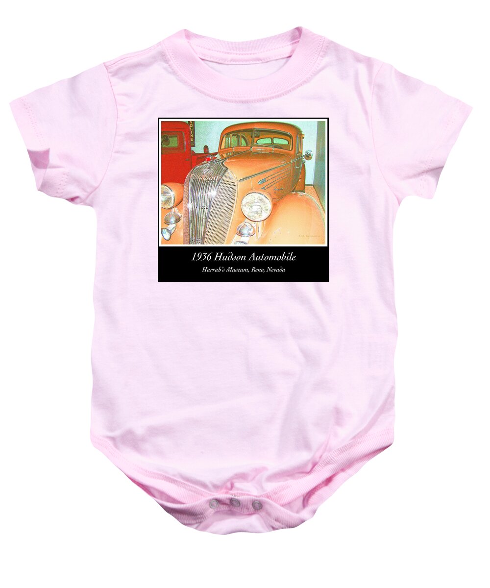 Automobile Baby Onesie featuring the photograph 1936 Hudson, Classic Automobile by A Macarthur Gurmankin