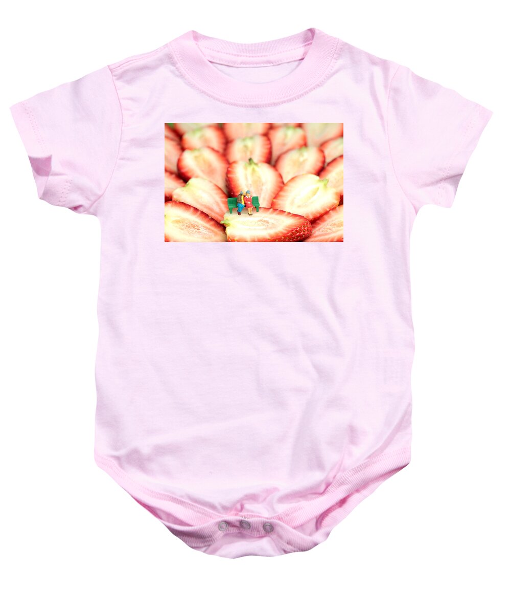 Lover Baby Onesie featuring the photograph The Lovers in Valentine's Day #3 by Paul Ge