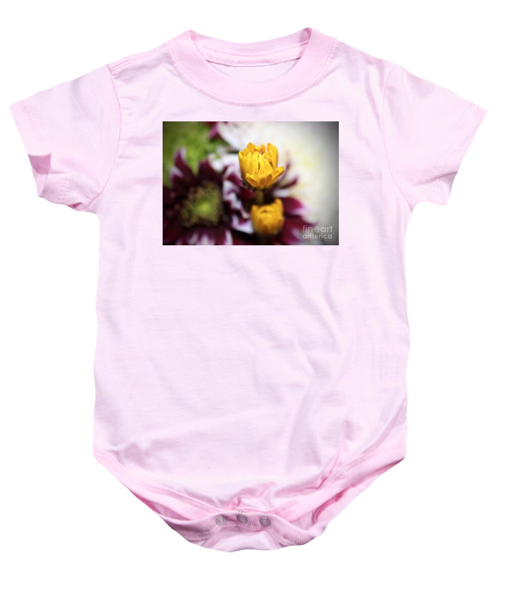 Yellow Baby Onesie featuring the photograph Flowers #54 by Deena Withycombe