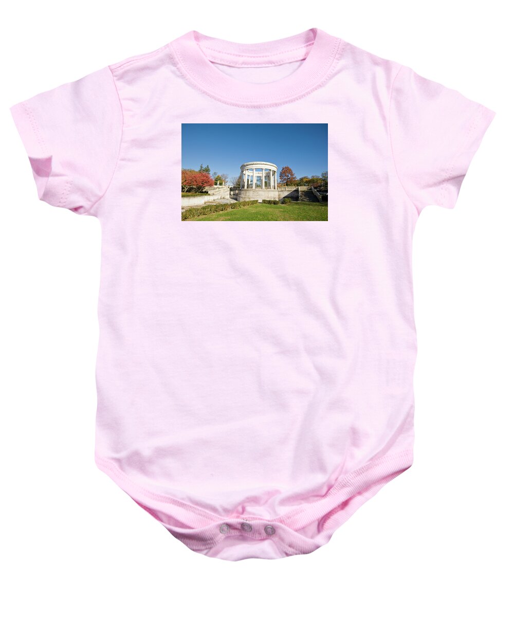 Landscape Baby Onesie featuring the photograph A place of peace by Jose Rojas