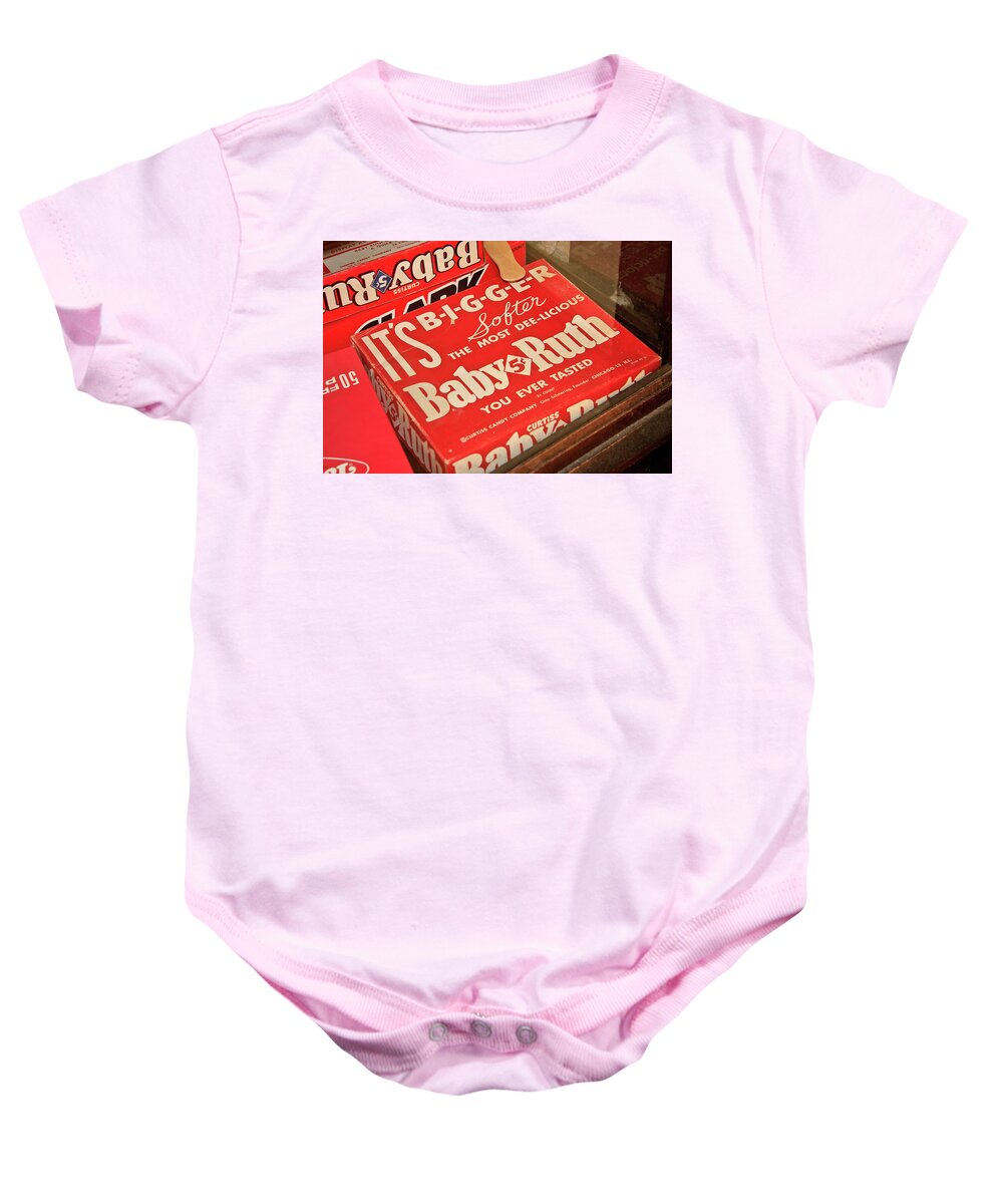 Baby Baby Onesie featuring the photograph Baby Ruth by Jill Lang