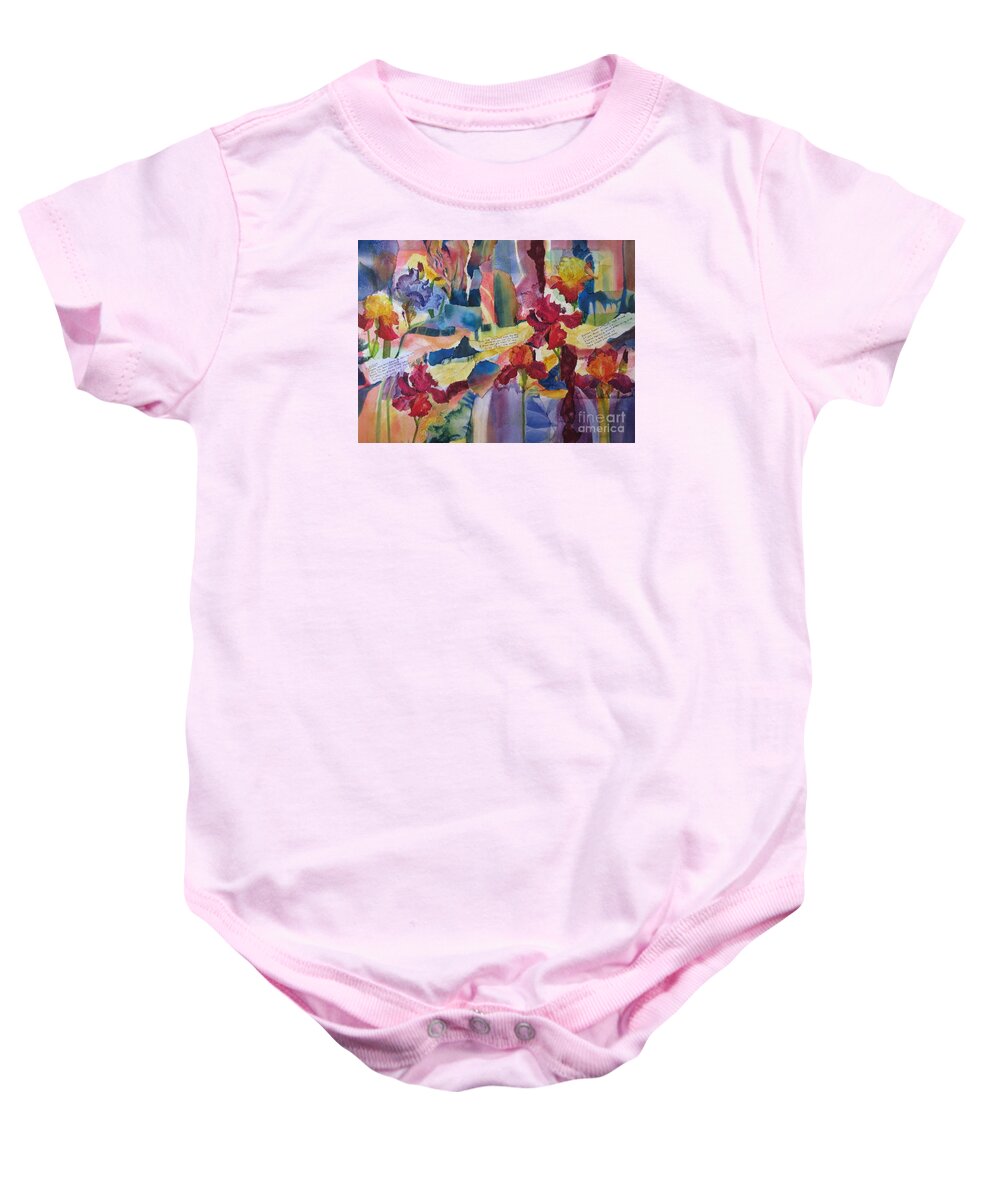 Floral Baby Onesie featuring the painting Blossom by Deborah Ronglien
