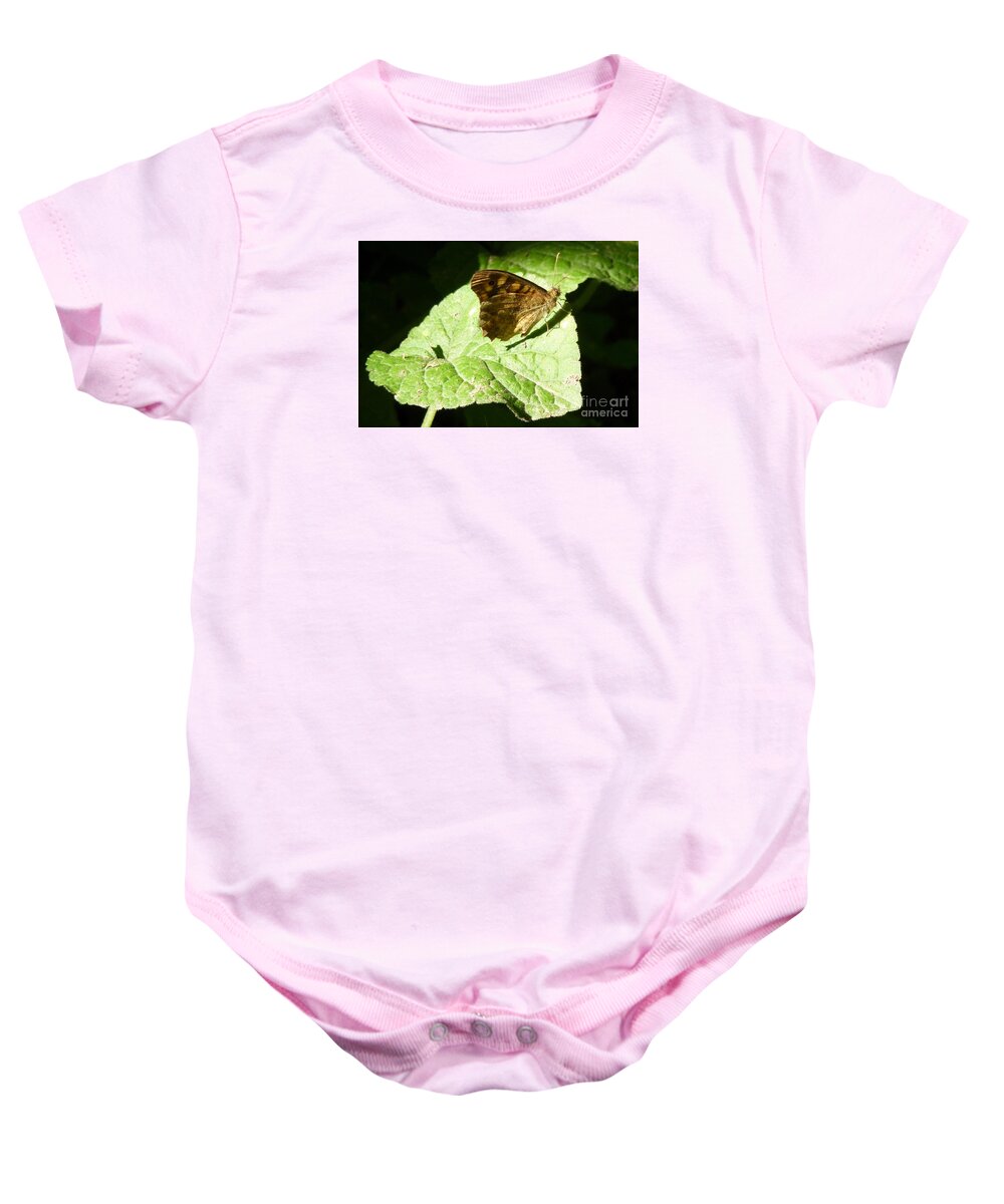 Beautiful Baby Onesie featuring the photograph Butterfly 2 by Jean Bernard Roussilhe