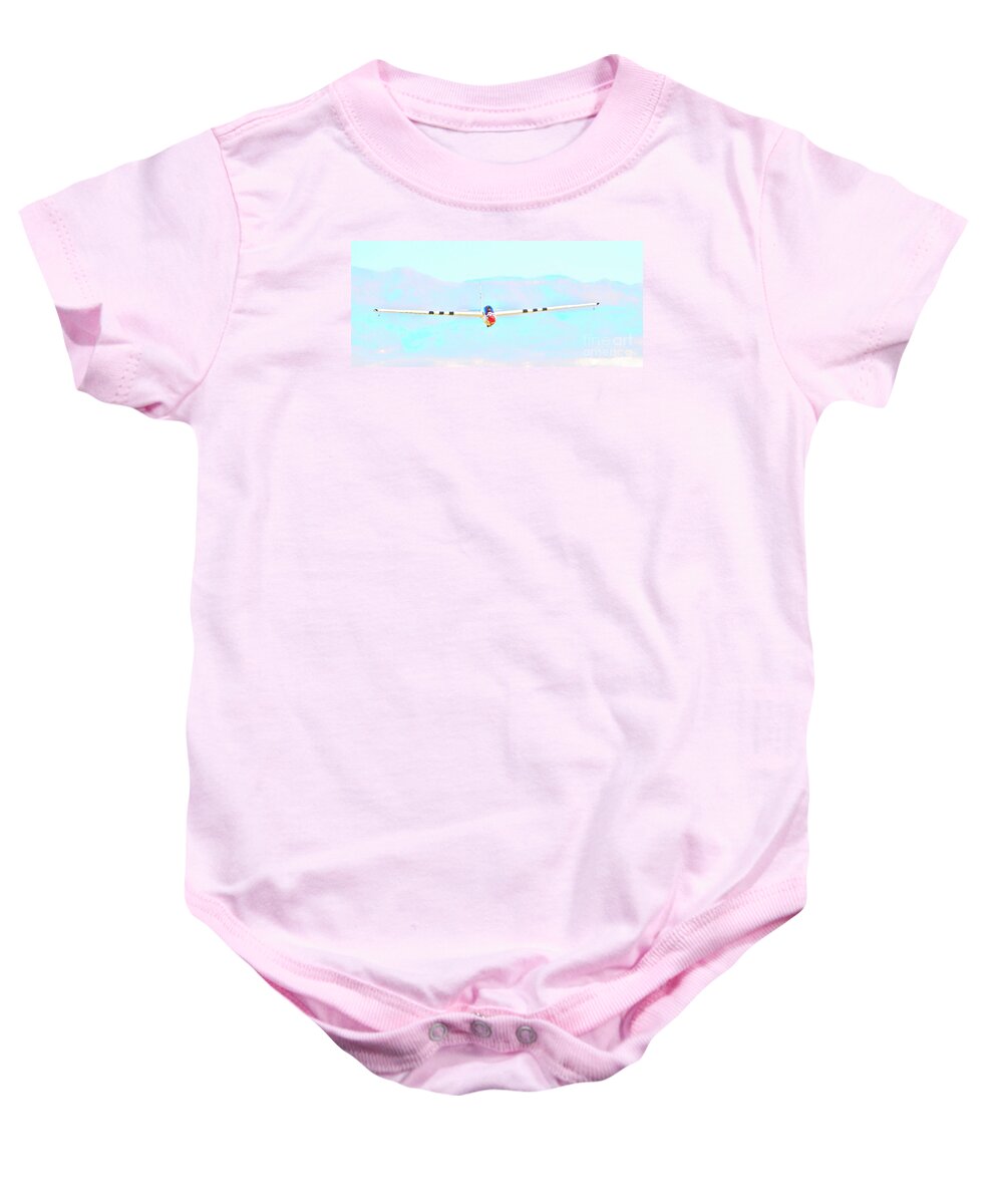 Transportation Baby Onesie featuring the photograph Cool Blue Sky Sailing by Gus McCrea