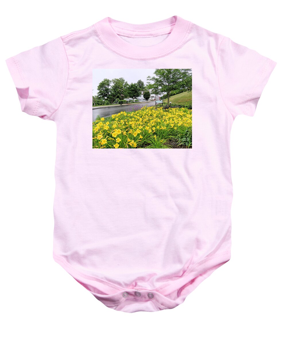 Janice Drew Baby Onesie featuring the photograph Day Lilies by Janice Drew