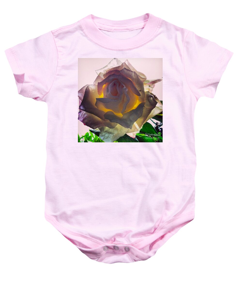 Rose Baby Onesie featuring the photograph Daybreak by Denise Railey