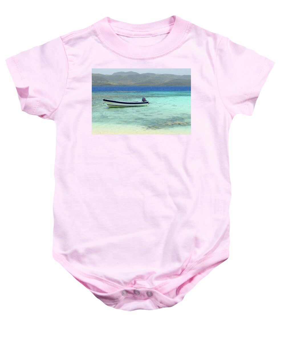 Background Baby Onesie featuring the photograph Dominican republic by Chris Smith