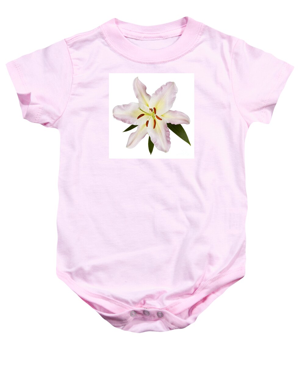 Flowers Flowers Baby Onesie featuring the photograph Easter Lilly 1 by Tony Cordoza