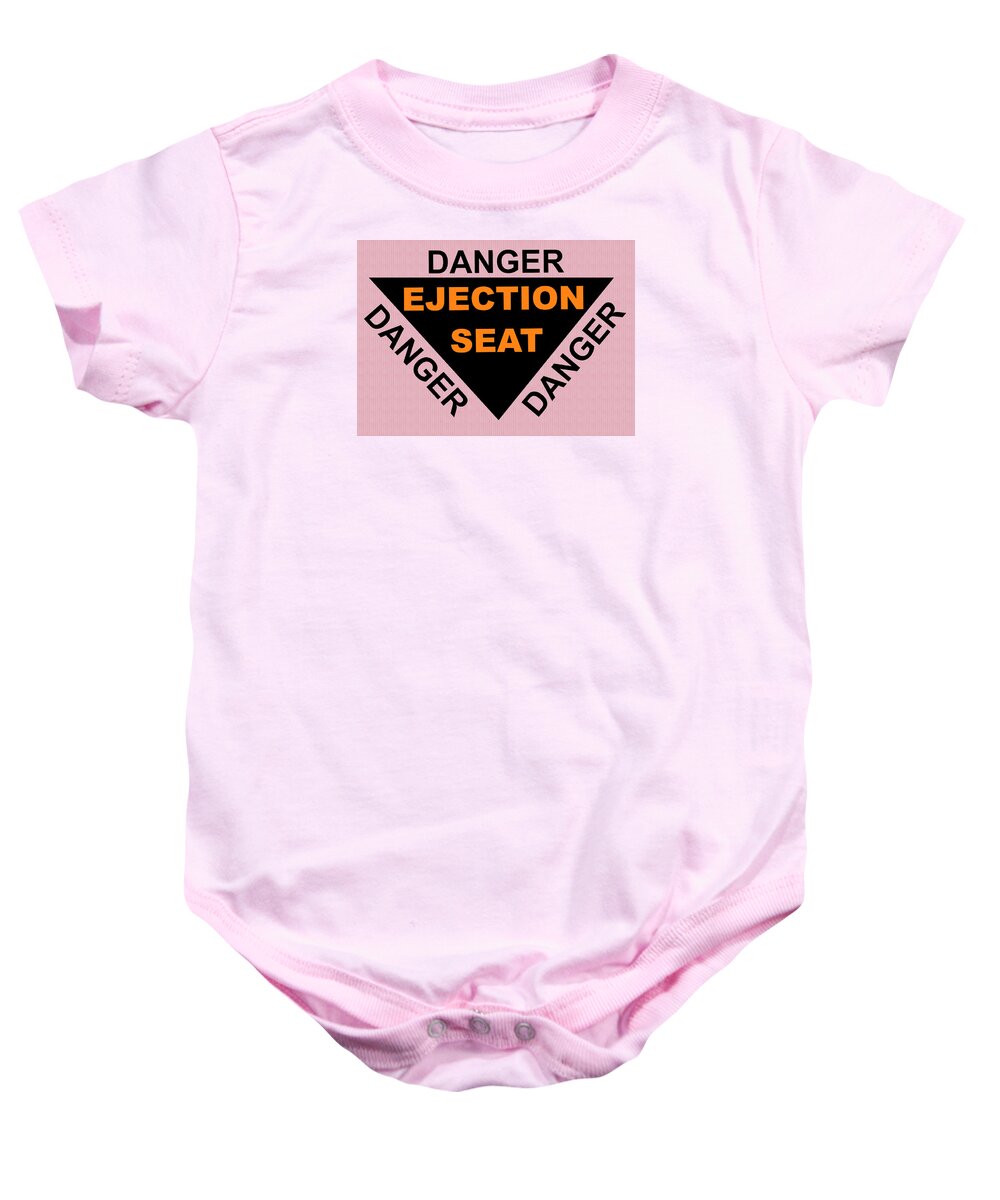 Aviation Baby Onesie featuring the photograph Ejection Seat by Phil Cardamone