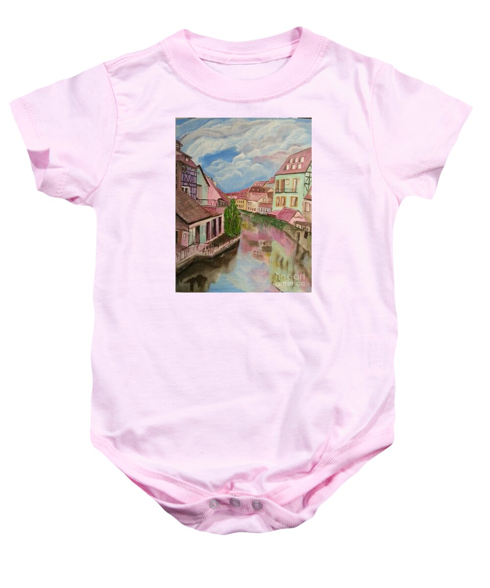 Acrylic Baby Onesie featuring the painting Gent by Eli Gross