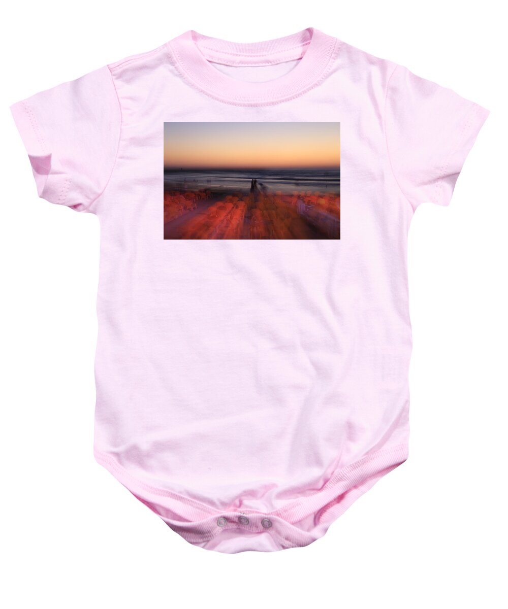 Ghost Baby Onesie featuring the photograph Ghost On A Beach. by Shlomo Zangilevitch