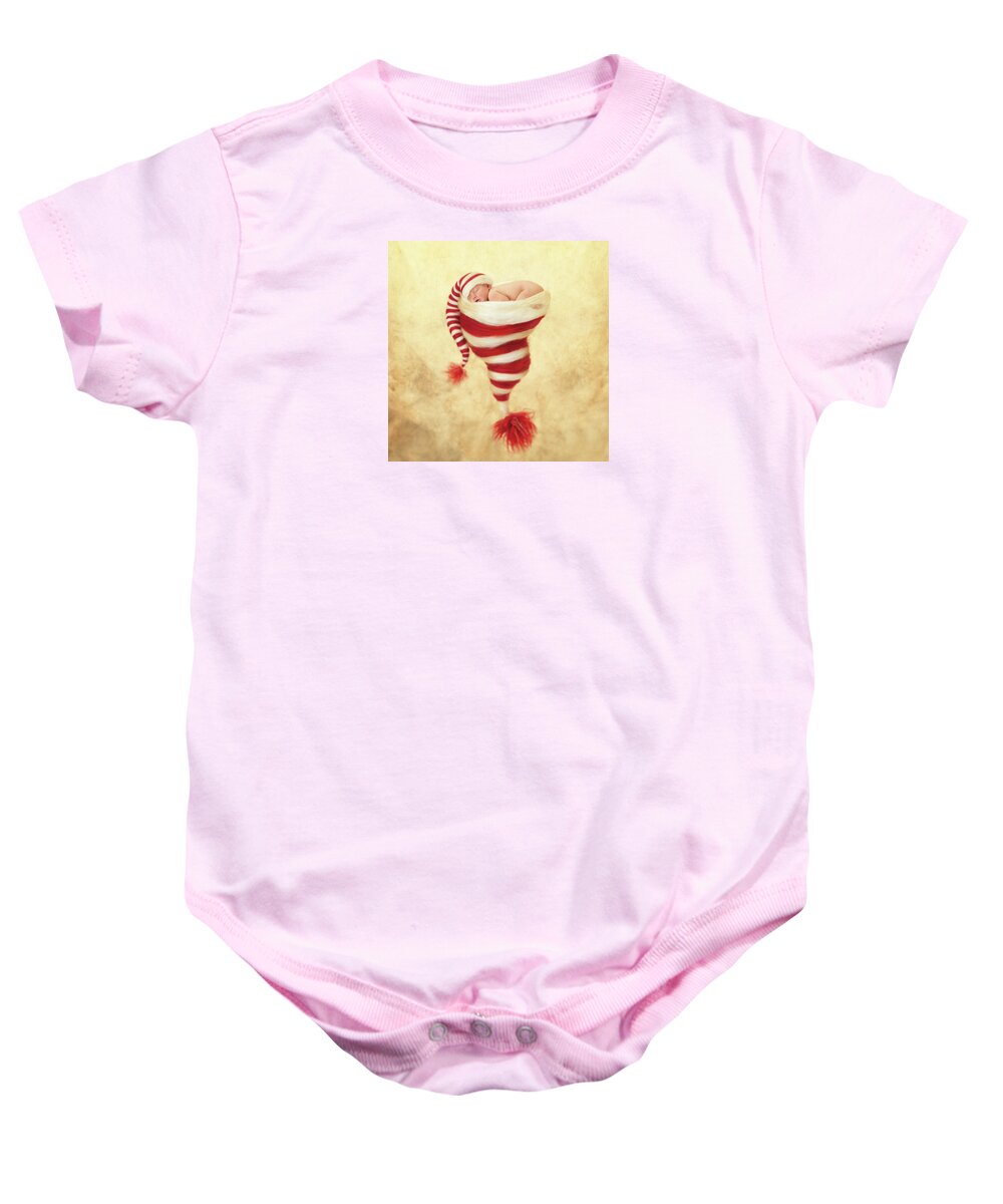 #faaAdWordsBest Baby Onesie featuring the photograph Happy Holidays by Anne Geddes