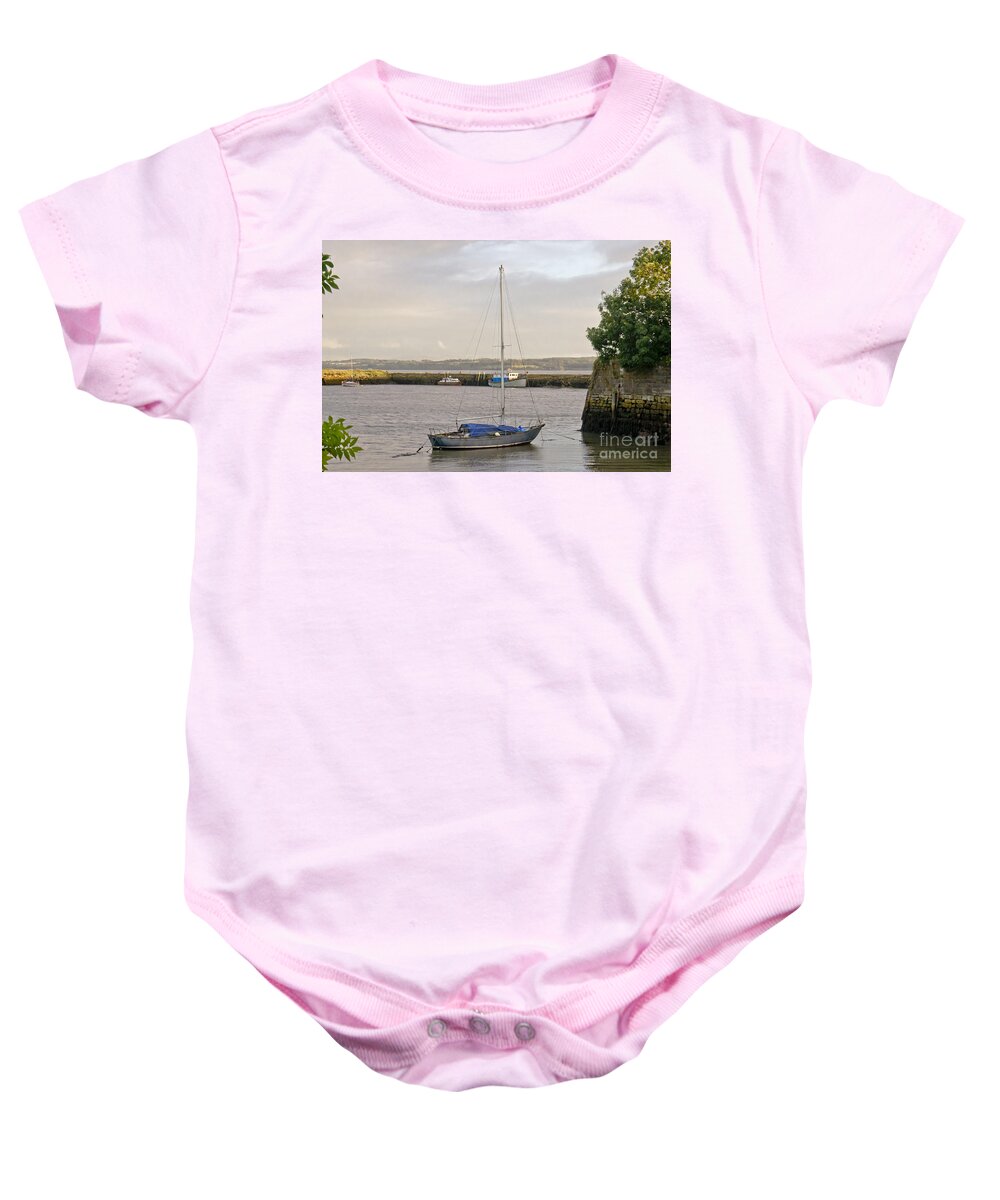 Haven Baby Onesie featuring the photograph Haven. Smooth water. by Elena Perelman