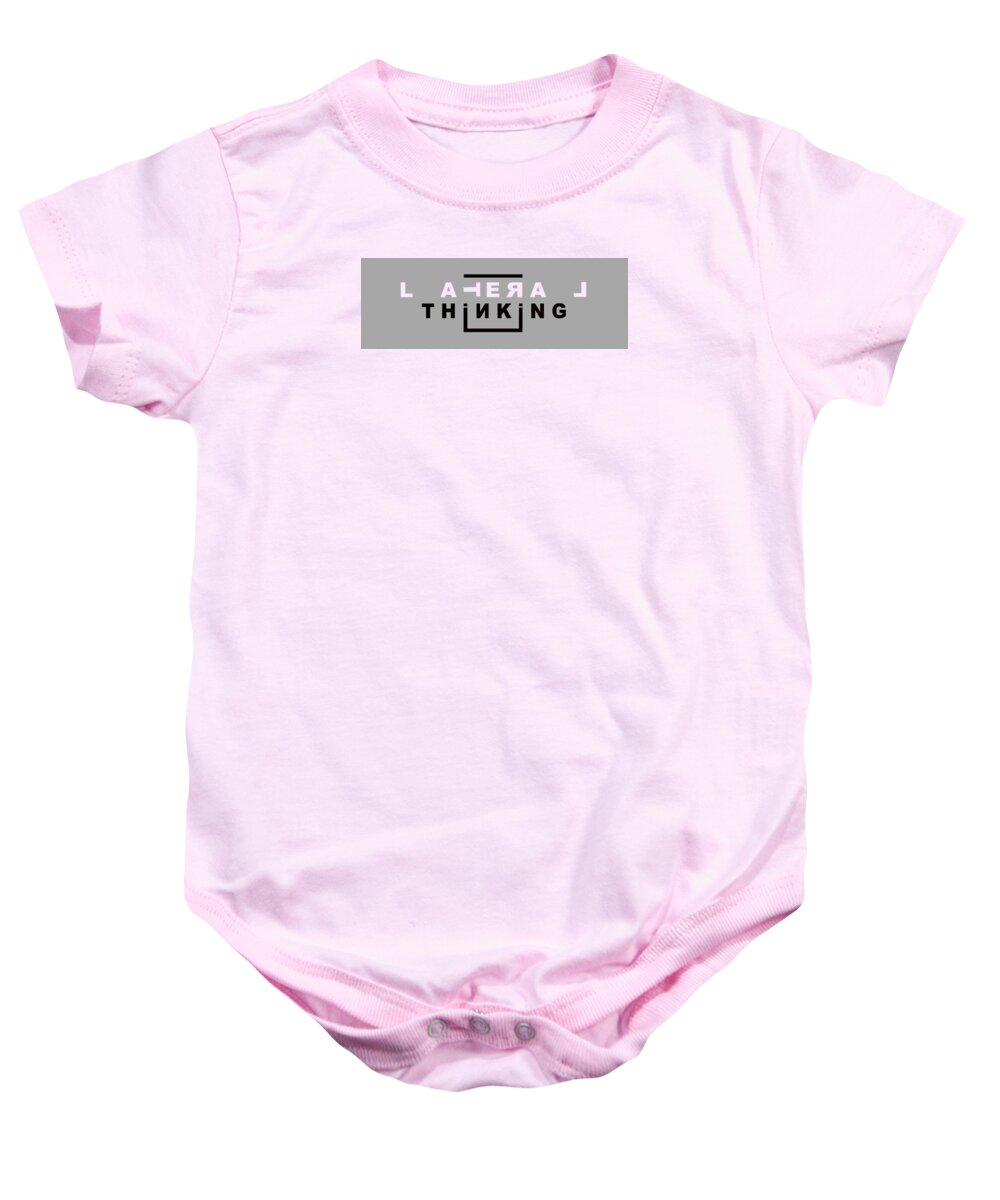 Lateral Thinking Baby Onesie featuring the photograph Lateral Thinking by Mal Bray