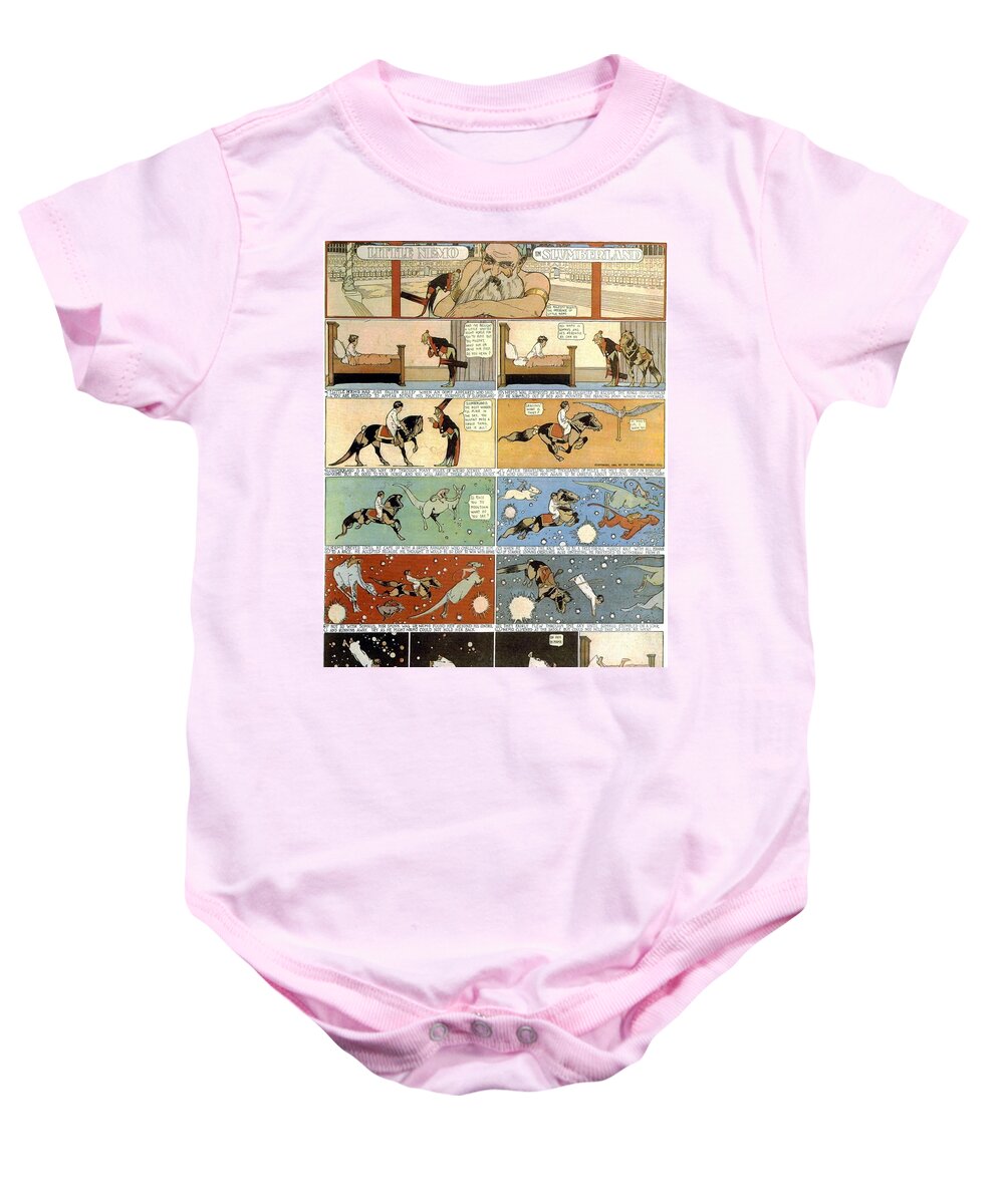Little Nemo Baby Onesie featuring the painting Little Nemo in Slumberland 1905 P0 by Vintage Collectables