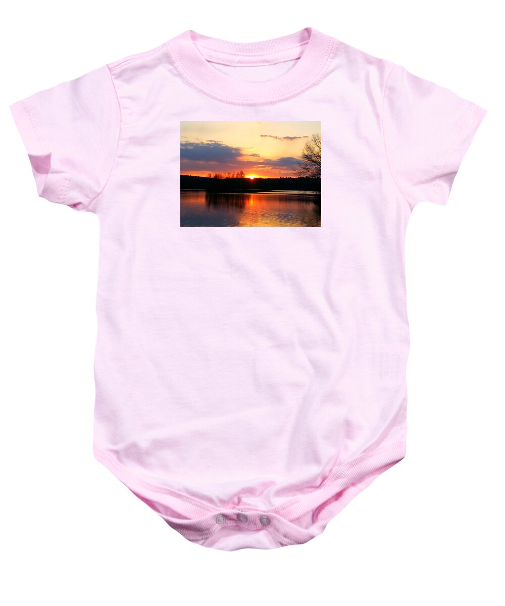 Sunset Baby Onesie featuring the photograph Lullaby by Dani McEvoy