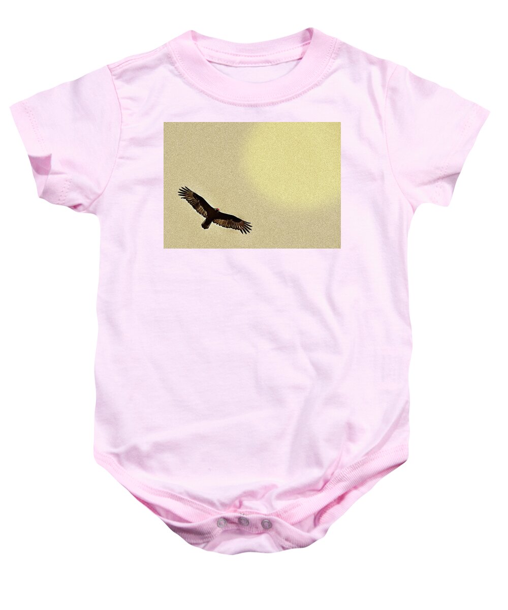 Bird Baby Onesie featuring the photograph Master Of The Winds 2 by Mark Fuller