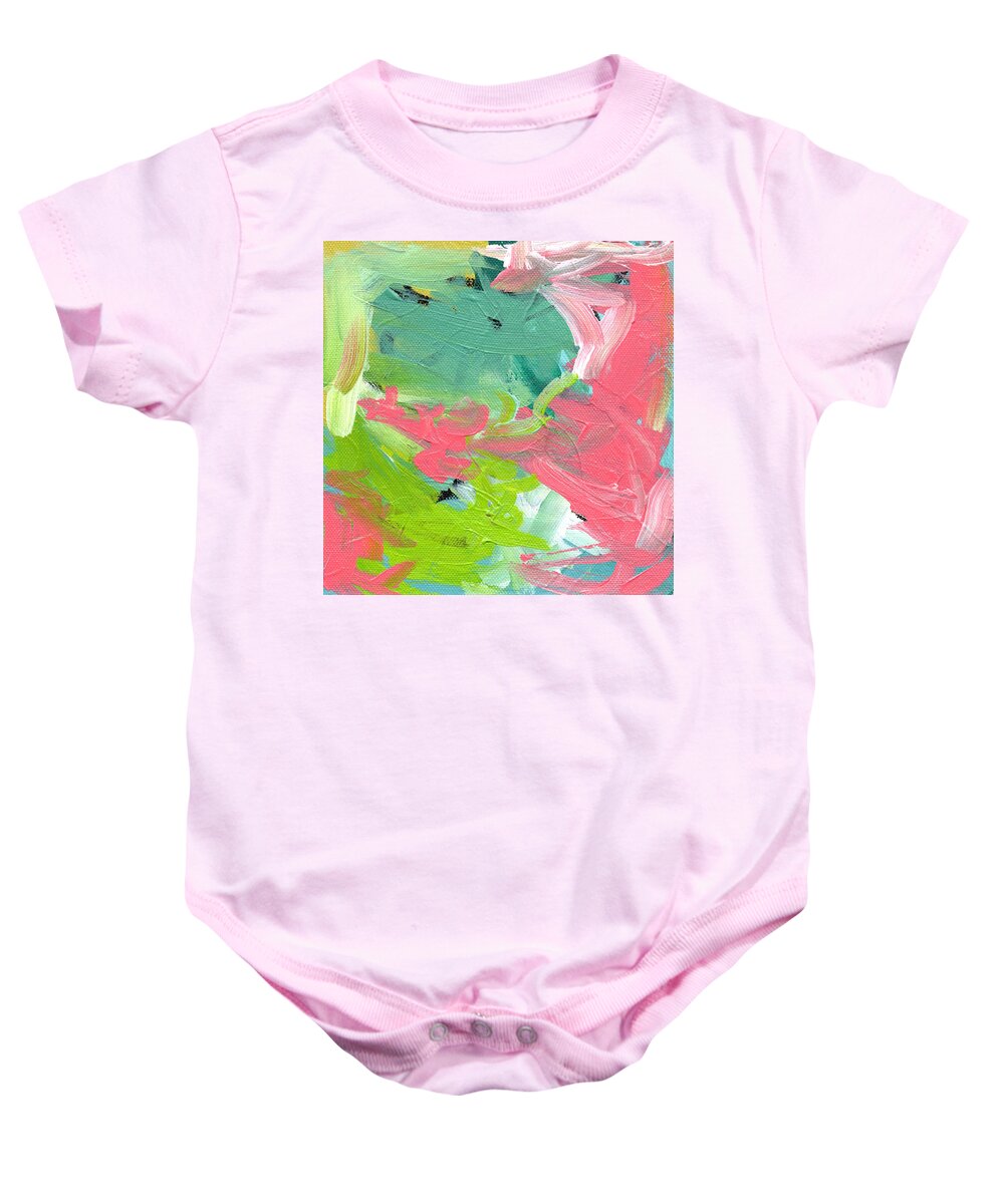 Acrylic Baby Onesie featuring the painting Oceana 5 by Marcy Brennan
