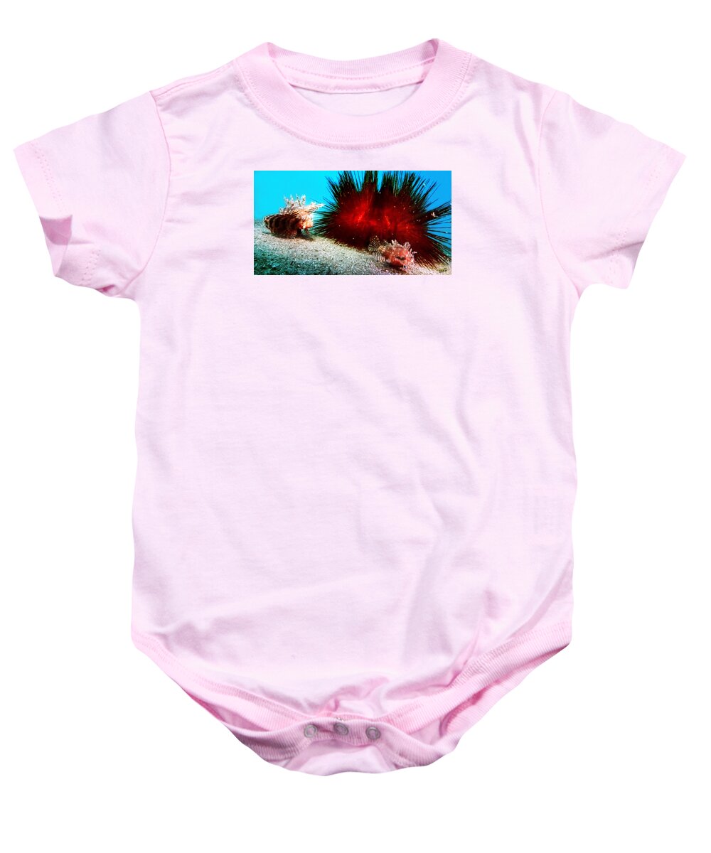 Ocean Bottom Baby Onesie featuring the photograph Ouch by CHAZ Daugherty