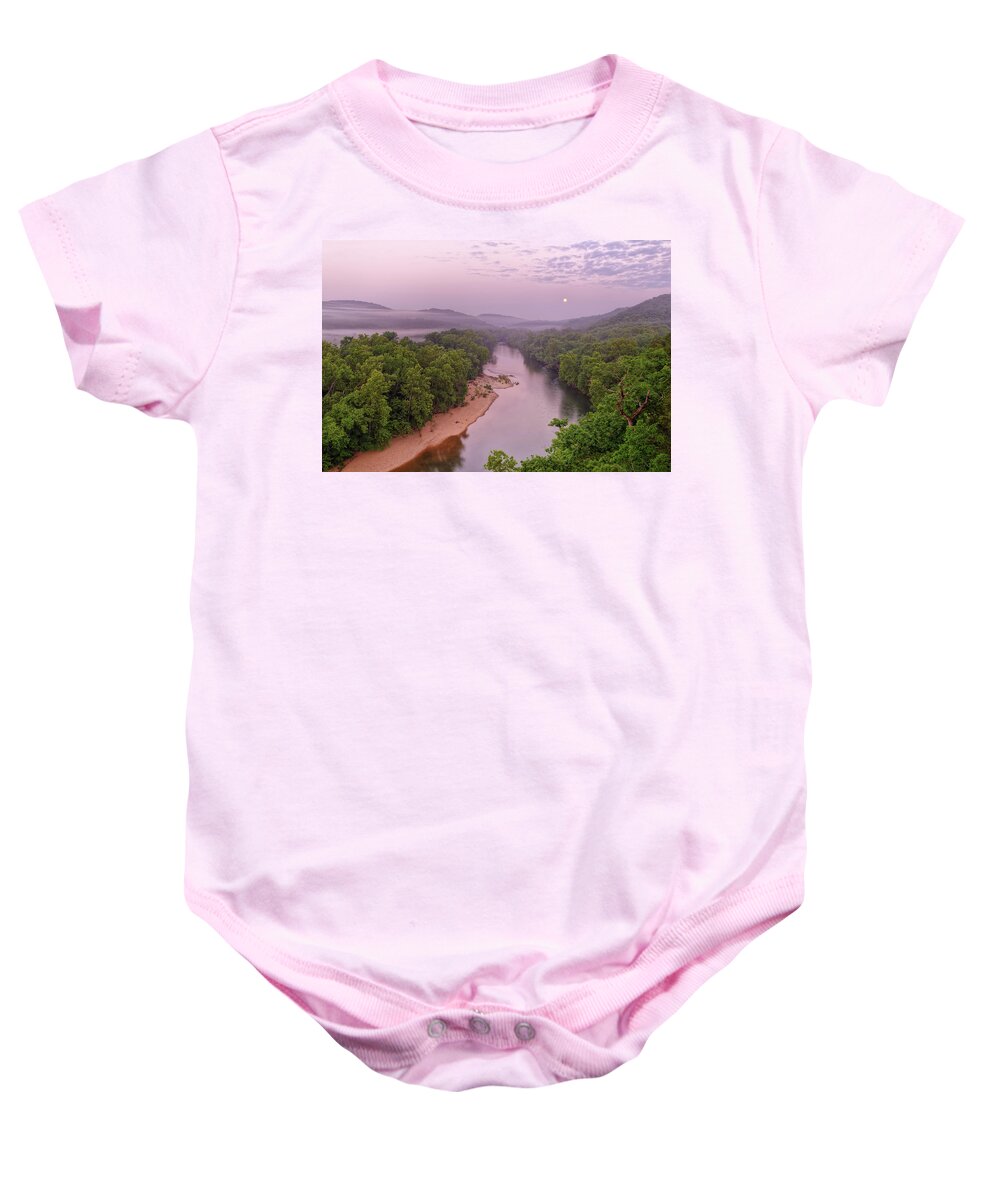 2016 Baby Onesie featuring the photograph Owl's Bend by Robert Charity