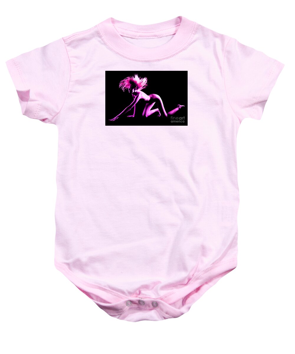 Artistic Photographs Baby Onesie featuring the photograph Prance by Robert WK Clark
