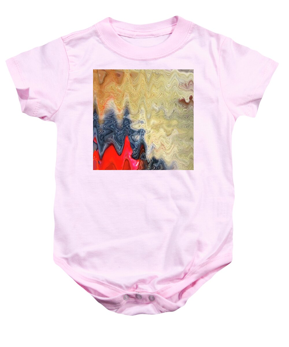 Abstract Baby Onesie featuring the photograph Resistance 2 by Pat Miller